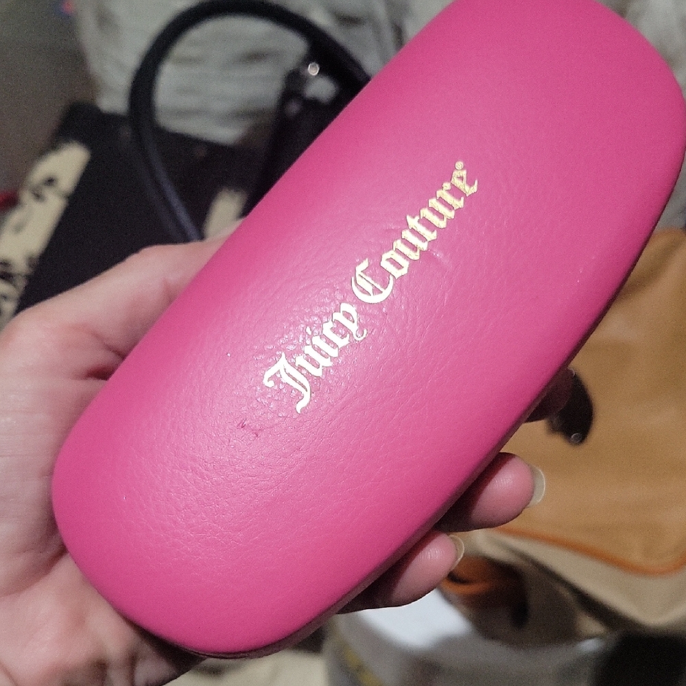 Juicy Couture Vibrant Pink Eyewear Case
